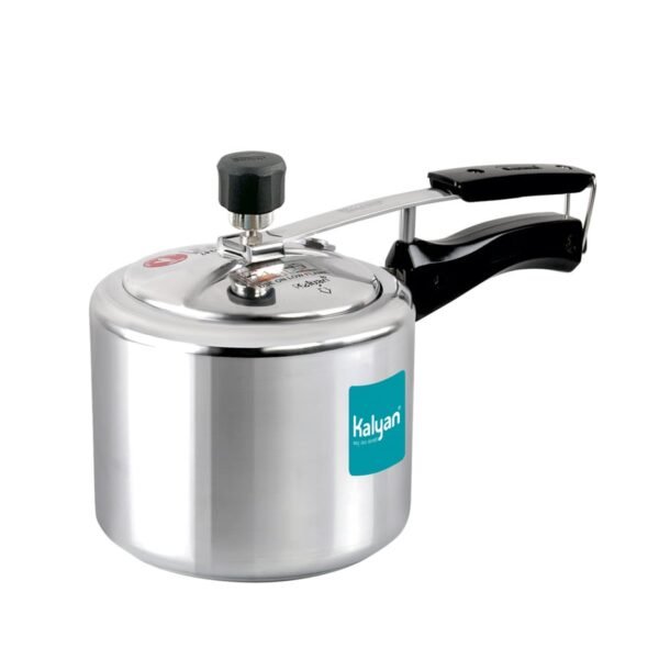 3Litres Classic Induction Base Aluminium Pressure cooker (Innerlid, Blue)
