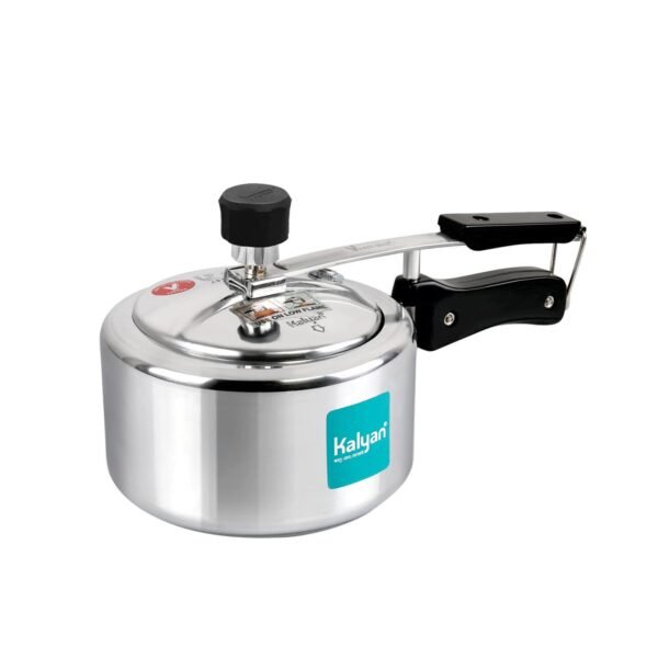 2Litres Classic Induction Base Aluminium Pressure cooker (Innerlid, Blue)